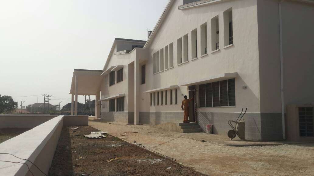 Zariba Residence, Abuja — completed and painted